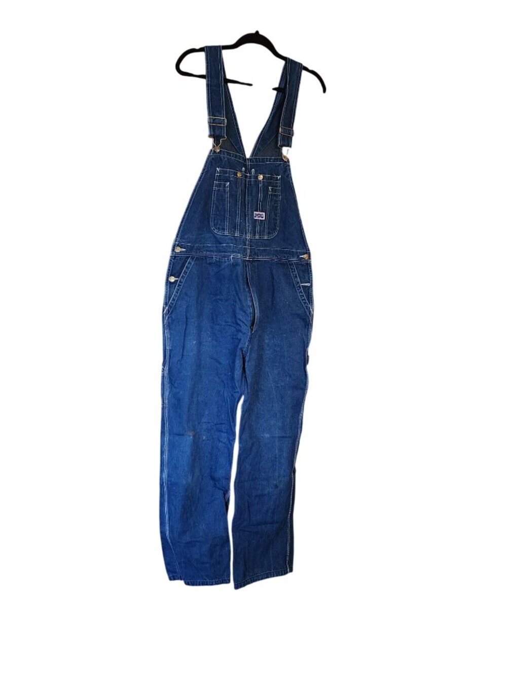 Big Smith Denim Jean Farmer Work Overalls 38 x 32